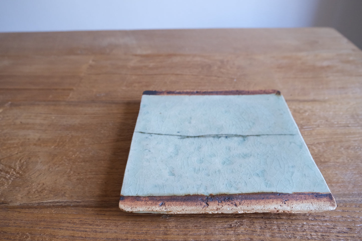 Japanese ceramic trivet for hot dishes, made by Yoshitaka Araki