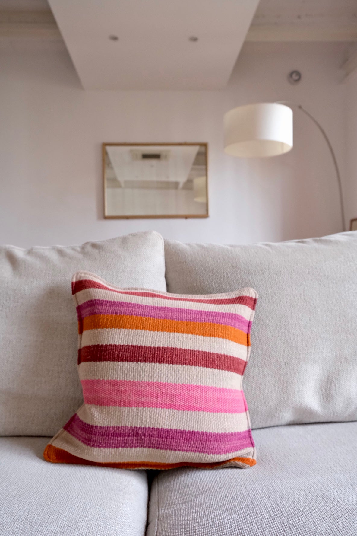 Peruvian Frazada 100% wool handwoven cushion cover