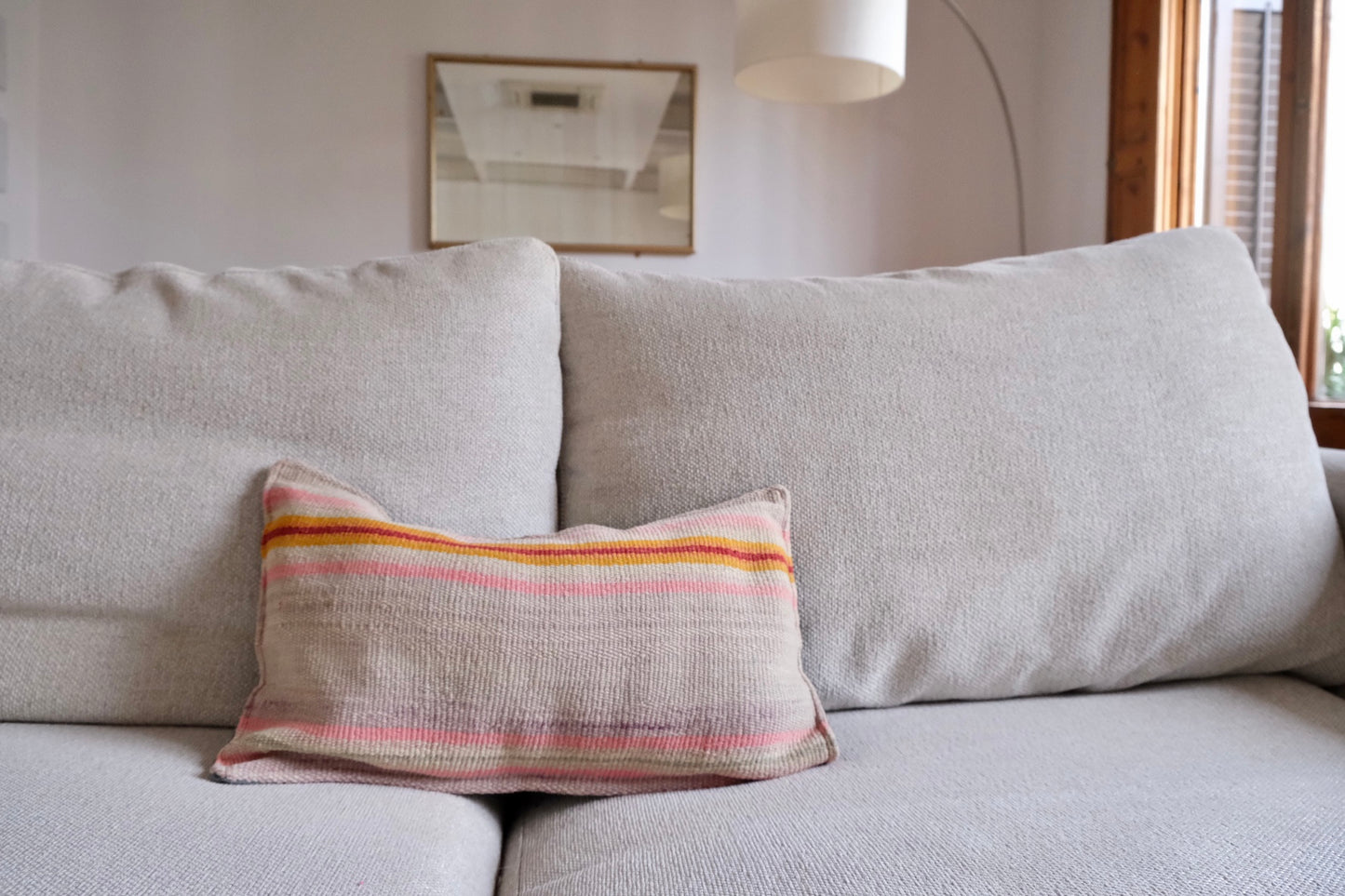 Peruvian Frazada 100% wool handwoven cushion cover