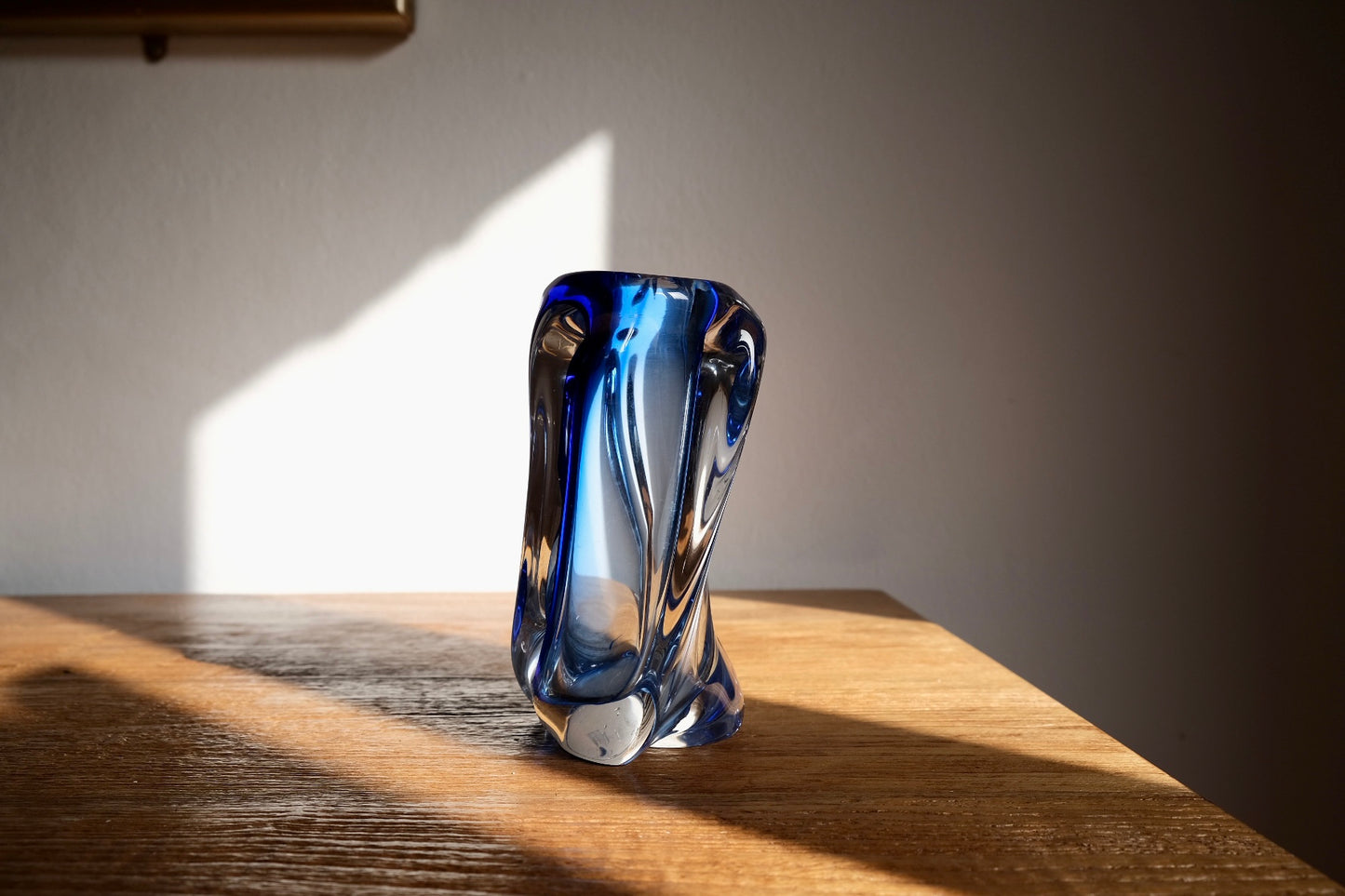 Vintage handcrafted Kristaluxus crystal vase