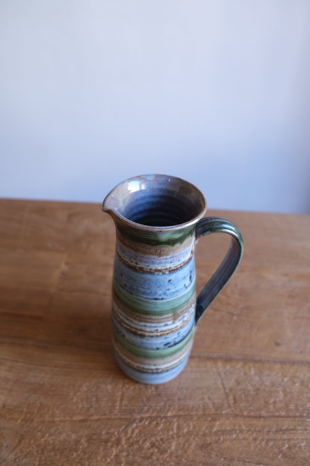 Vintage French pitcher by Poteries Dequeker, Saint-Georges-la-Pouge, France