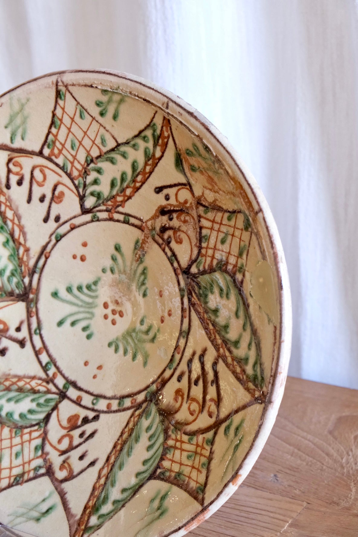 Large Middle Eastern wall plate