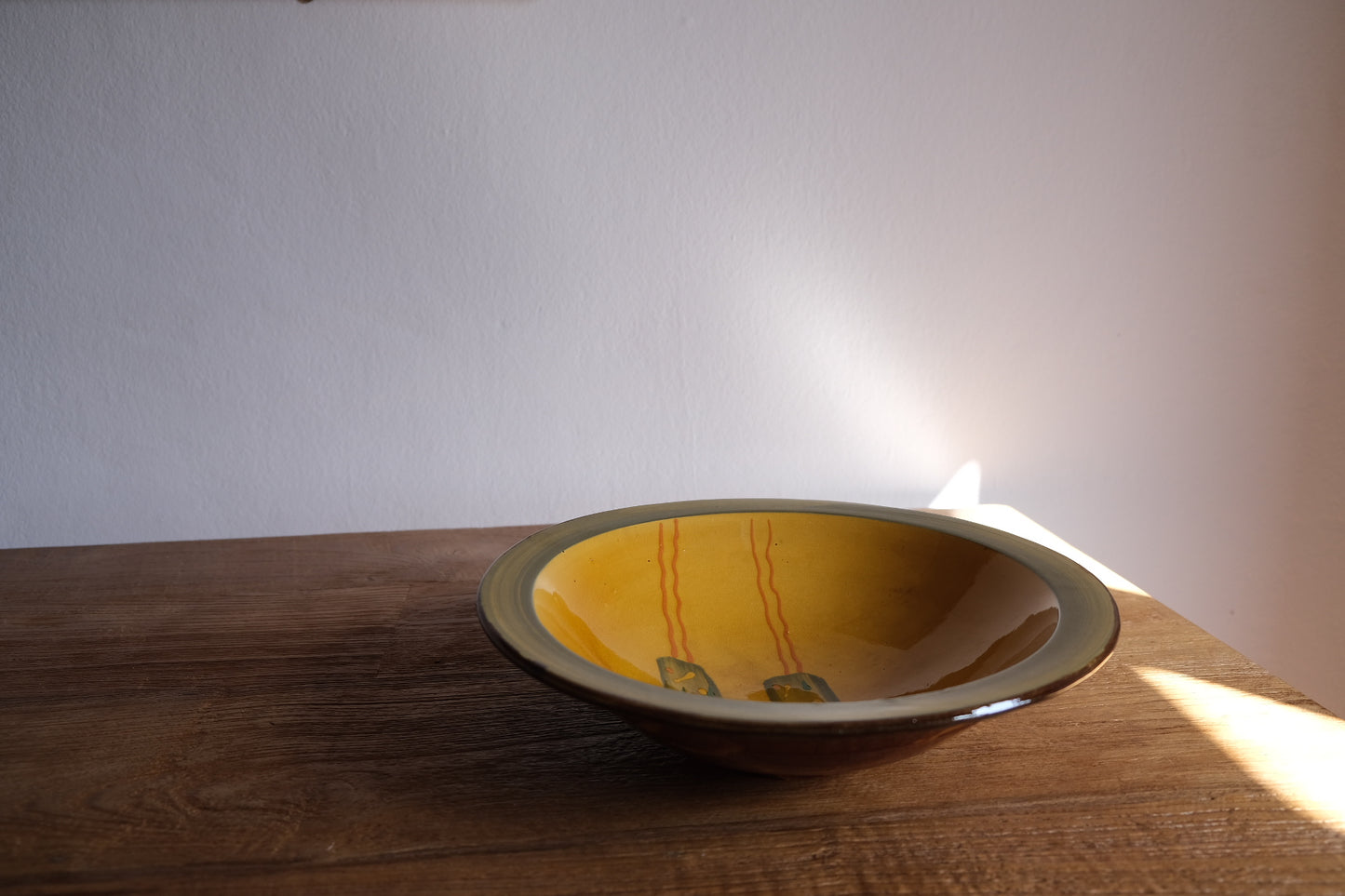 Large ceramic serving bowl