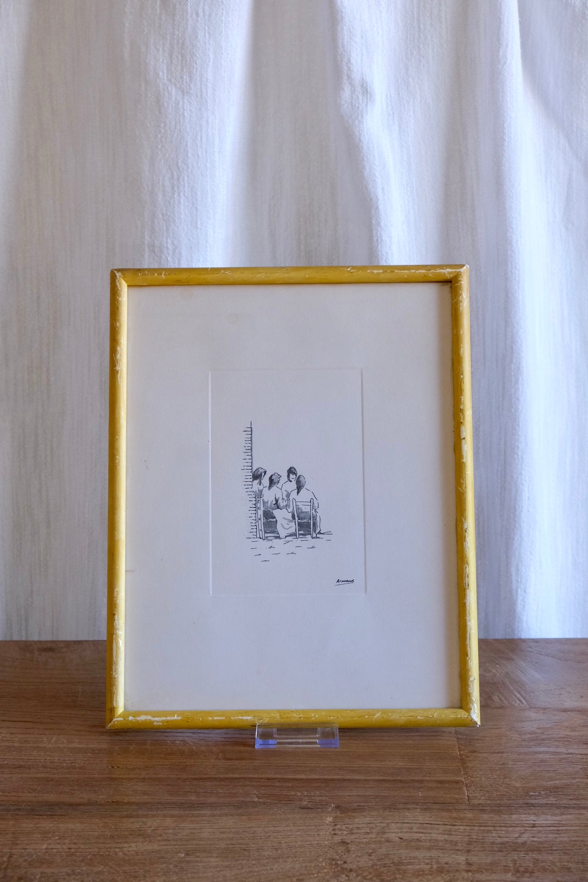 Framed print, signed 'Arnau'