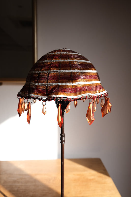 Beaded lampshade