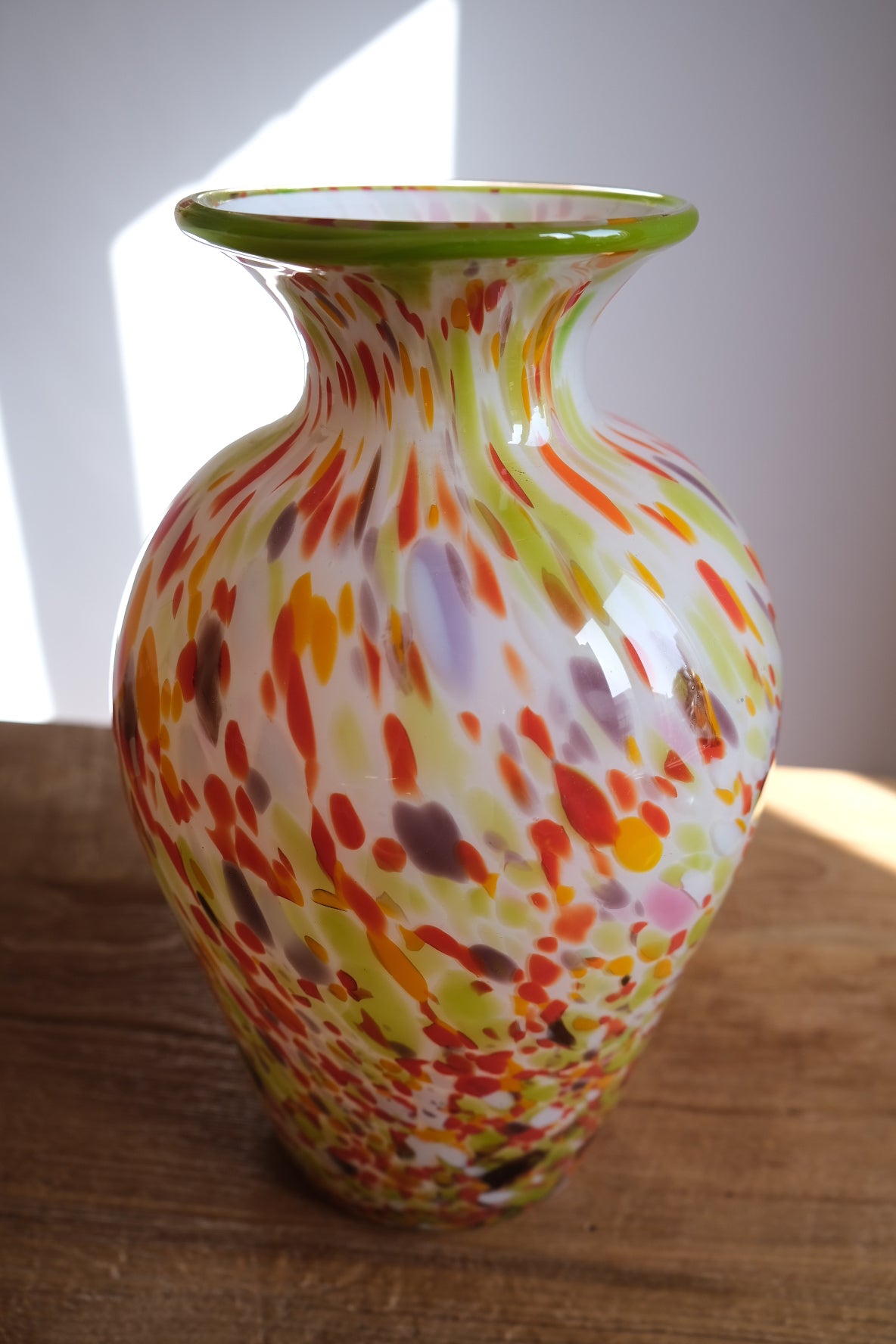 Multicoloured Murano vase