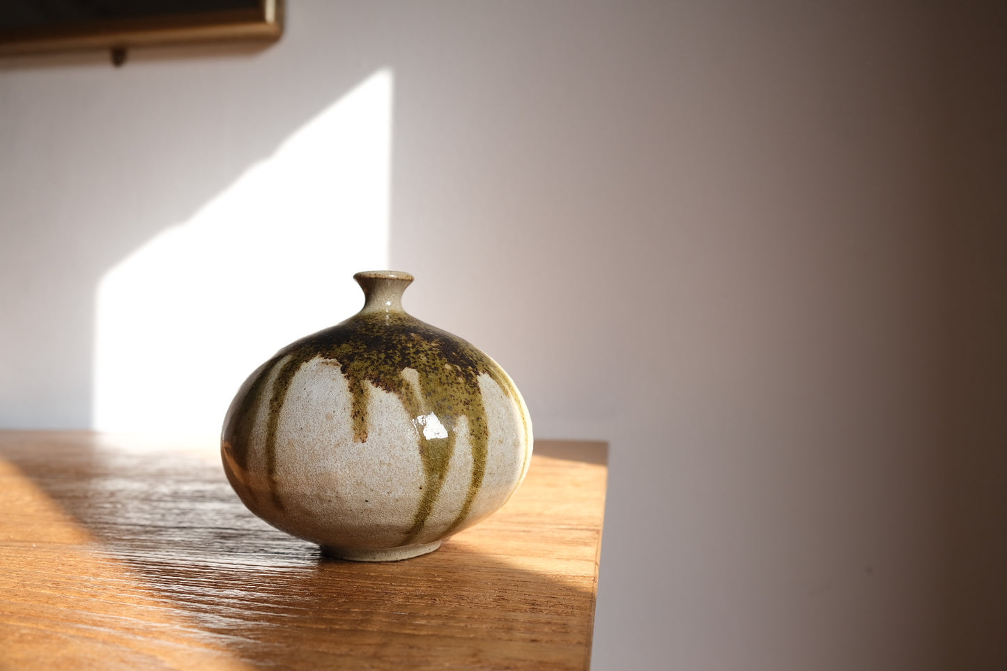 Glazed ceramic vase