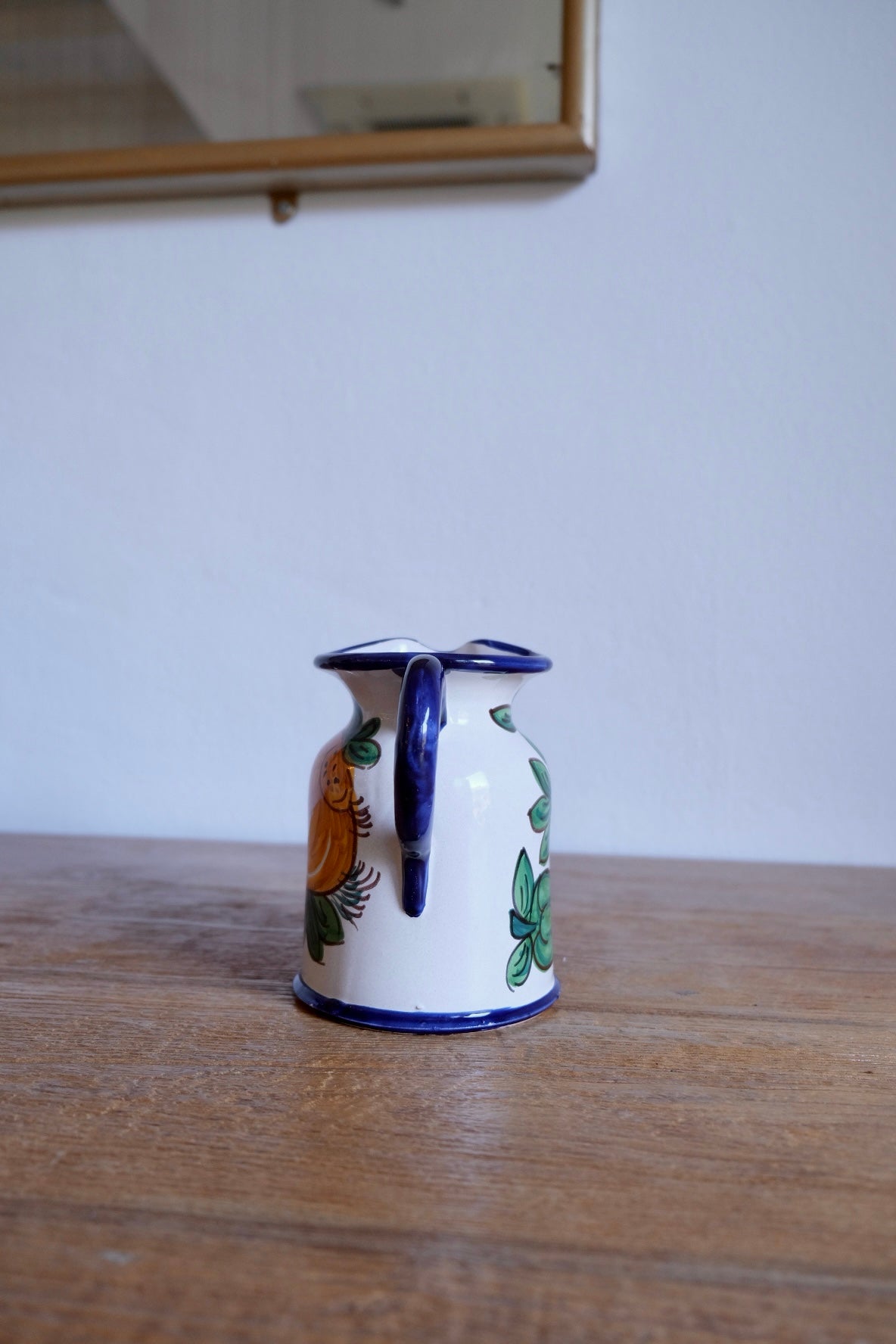 Hand-painted ceramic jug