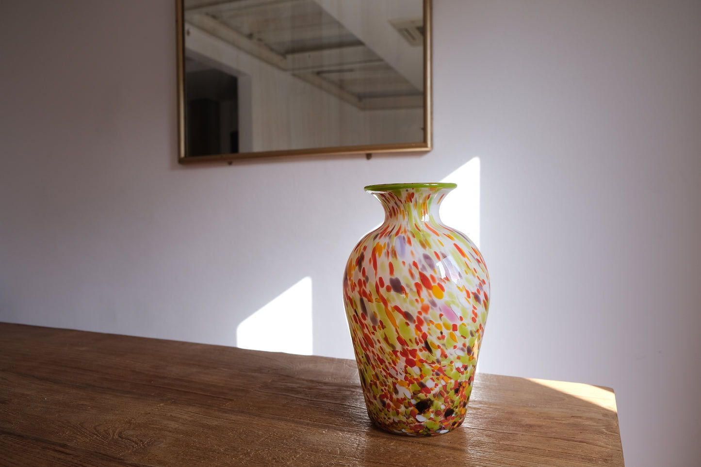 Multicoloured Murano vase