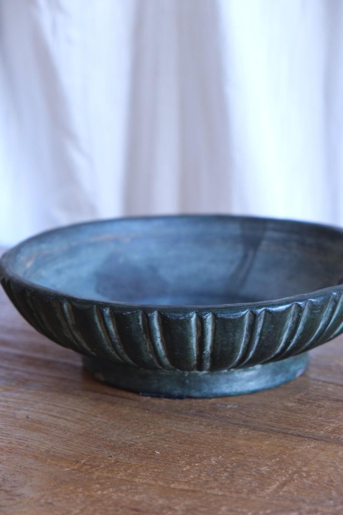 Vintage ceramic large bowl, Girona Spain