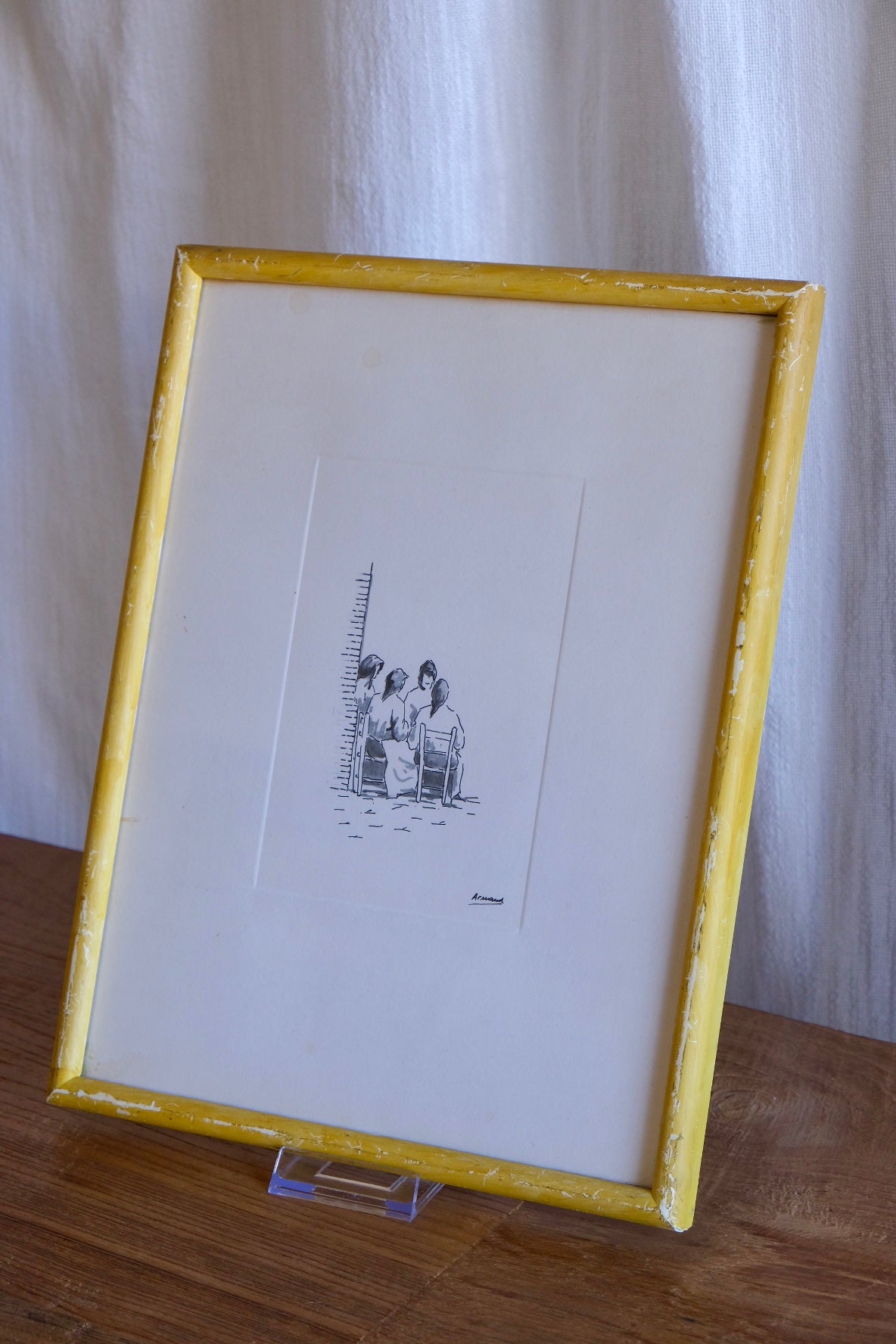 Framed print, signed 'Arnau'