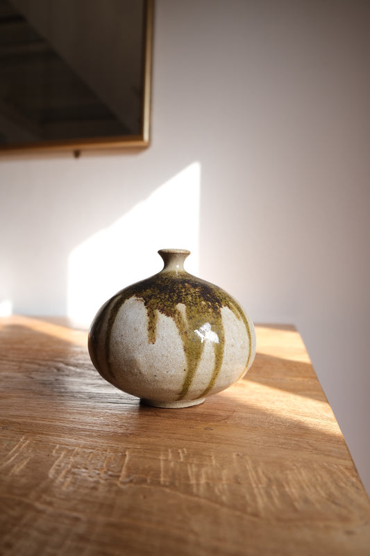 Glazed ceramic vase