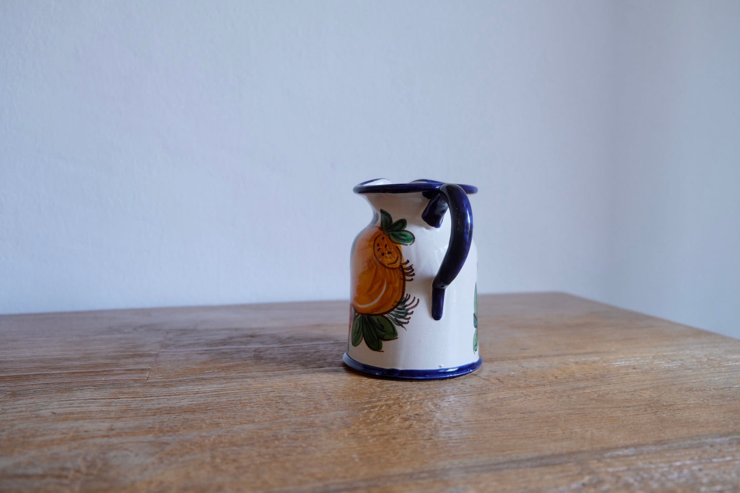 Hand-painted ceramic jug