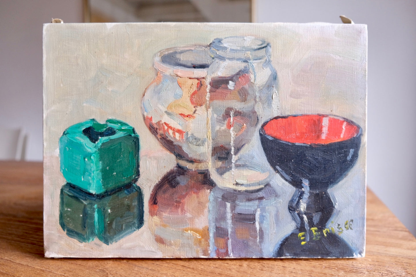 'Pots & Jars' Still life, Oil on Canvas