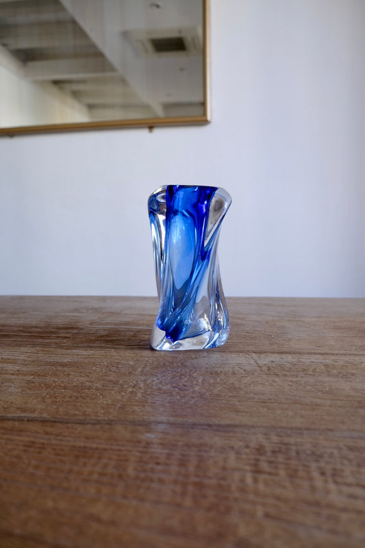 Vintage handcrafted Kristaluxus crystal vase