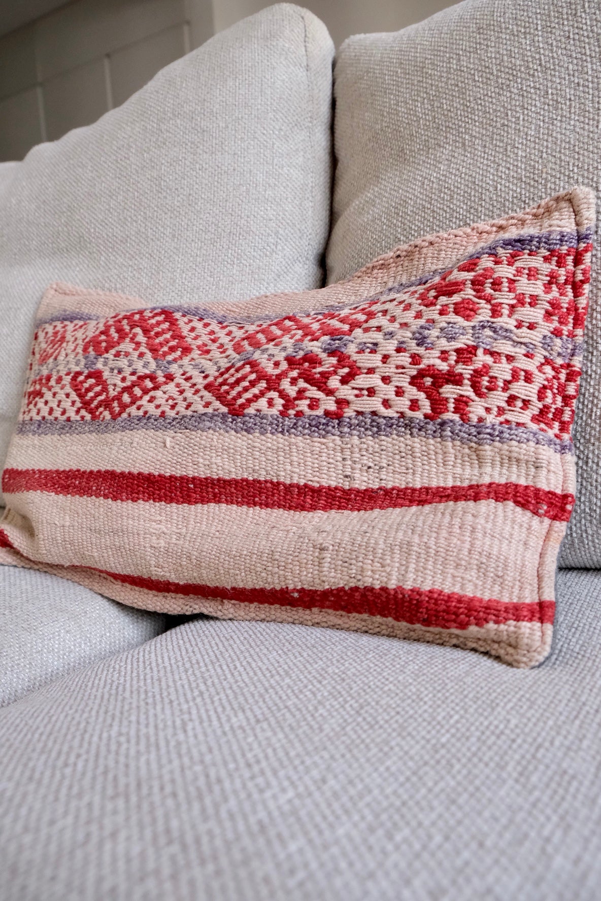 Peruvian Frazada 100% wool handwoven cushion cover