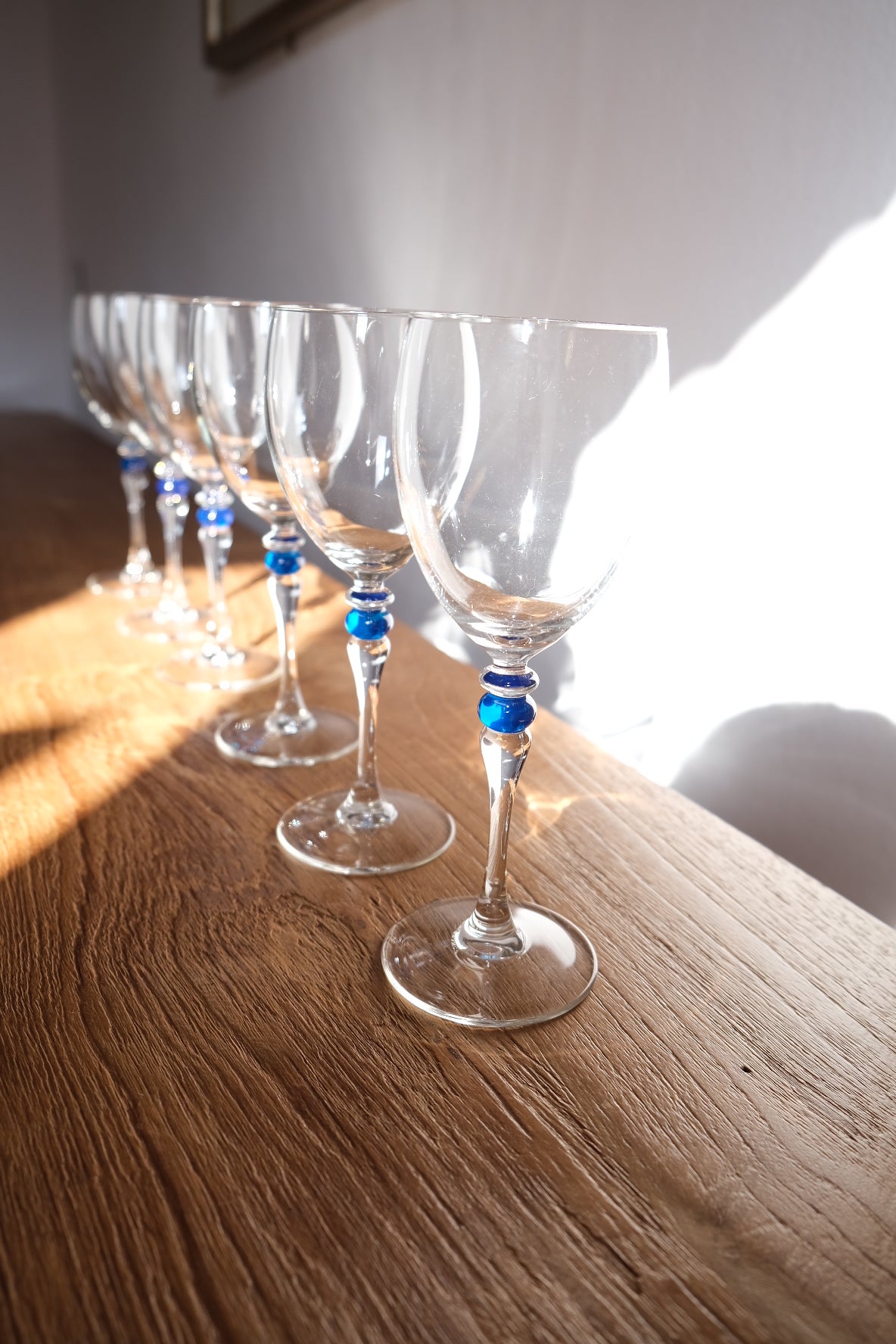 Set of 6 vintage Luminarc wine glasses