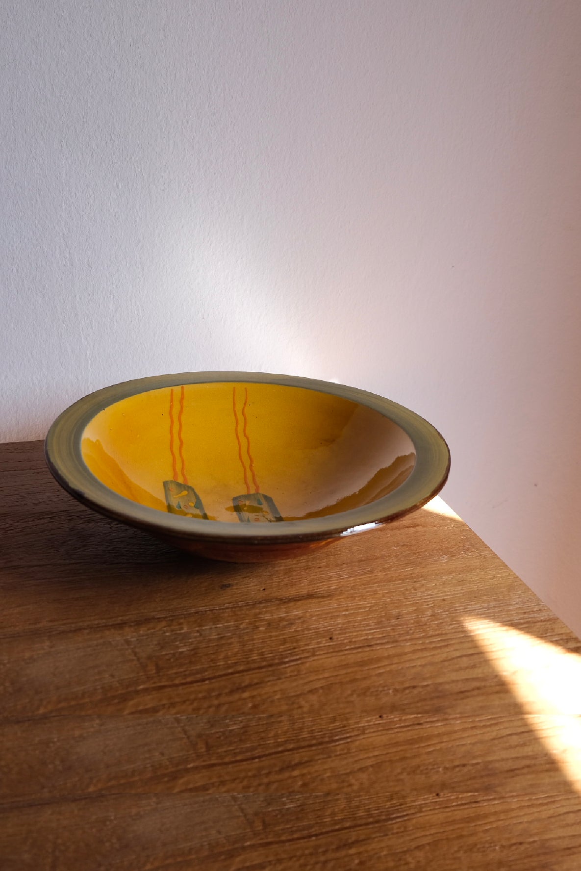 Large ceramic serving bowl